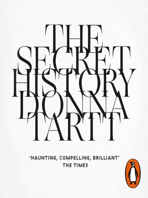 The Secret History - Audiobook